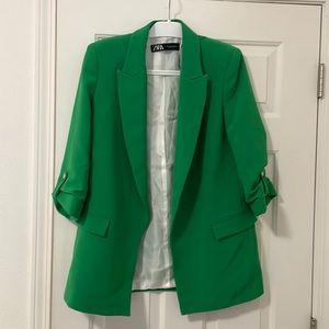 Zara Blazer with Rolled Up Sleeves